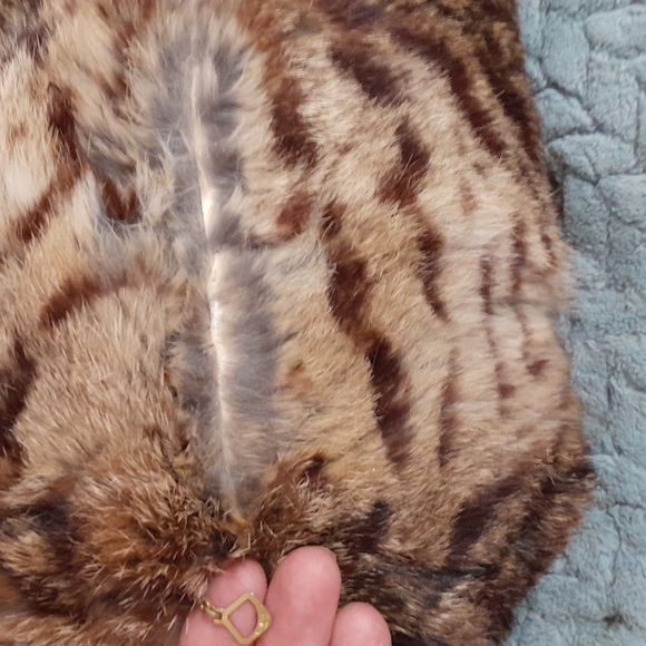 Vintage 1920s-30s Flapper Era Hand Muff with inside  zipper pocket. - Picture 6 of 10